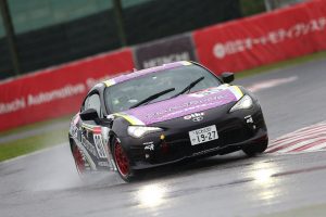 プロフェッショナルシリーズで今季初予選ポールを獲得した阪口良平(大阪トヨタ86レーシングBS)