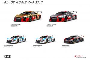 2017年のFIA GTワールドカップ アウディ参戦体制