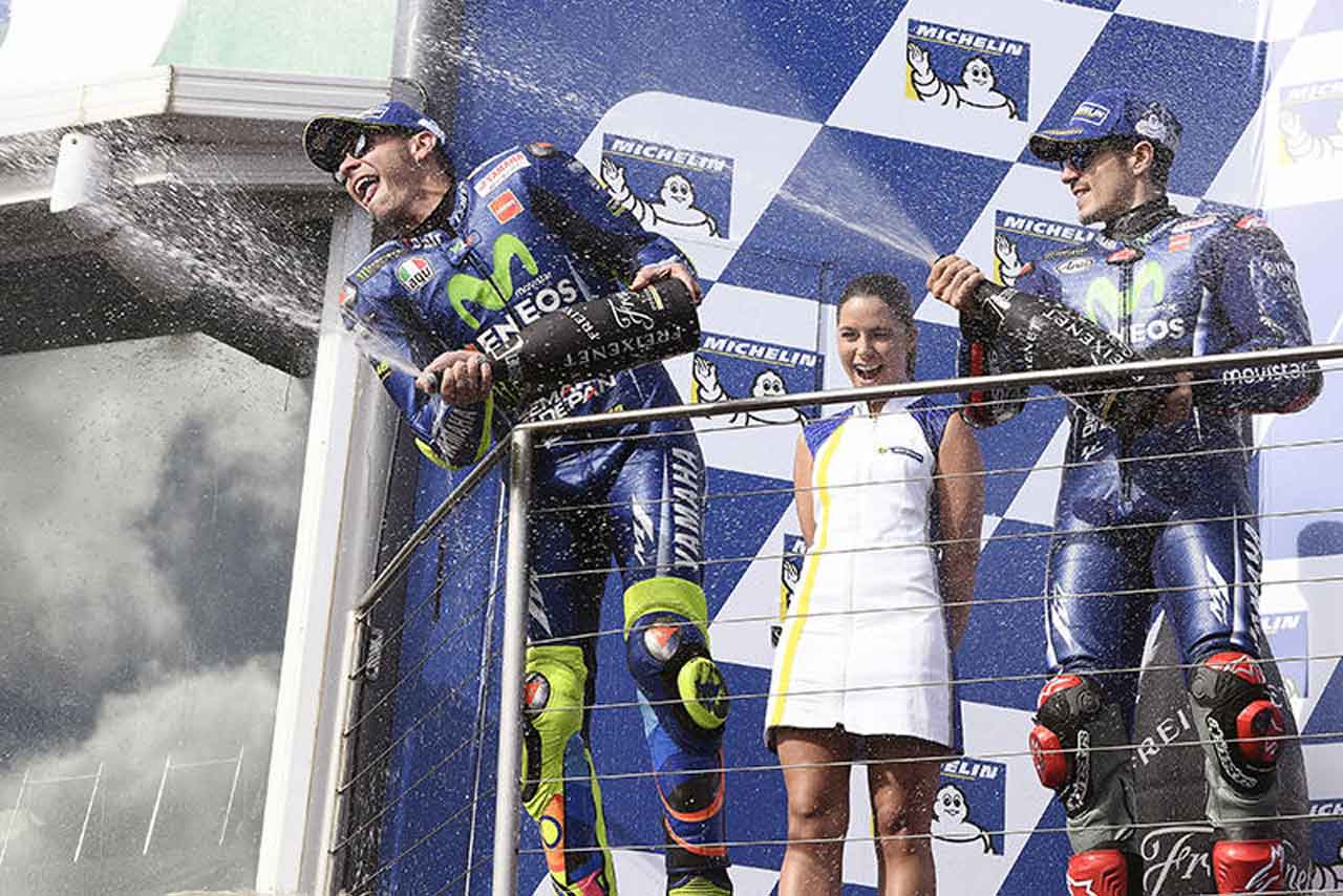 2017年MotoGP第16戦オーストラリアGP 表彰台