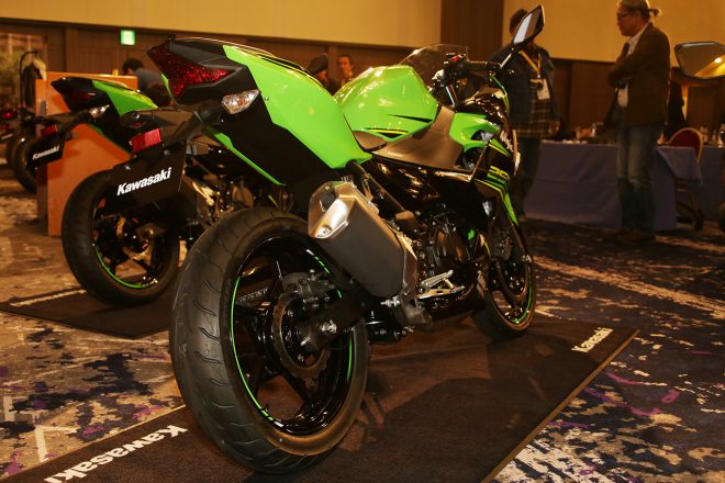 ニンジャ250のリヤ回り