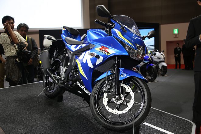 GSX-R125は日本初出展