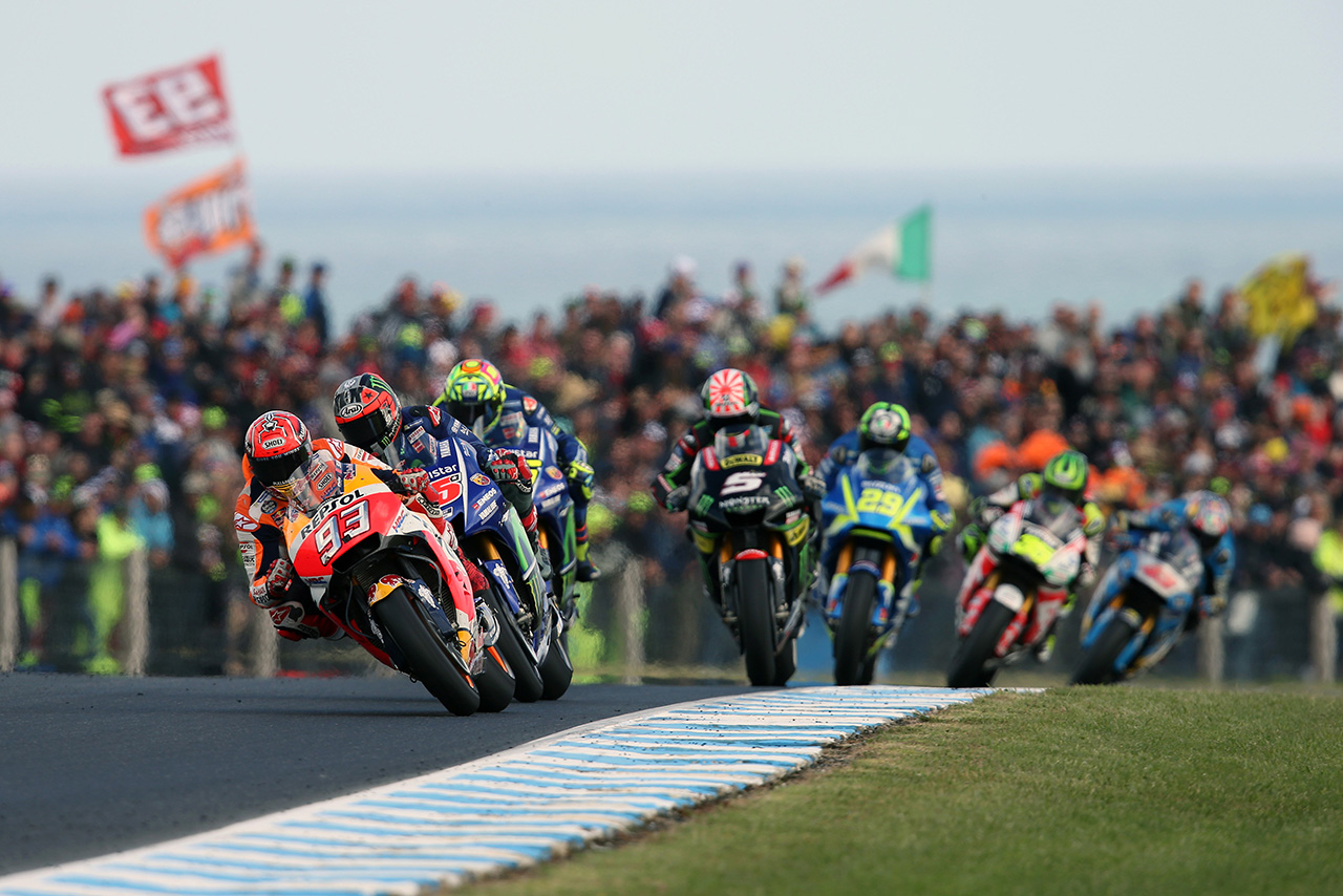 MotoGP第16戦オーストラリアGP レースシーン