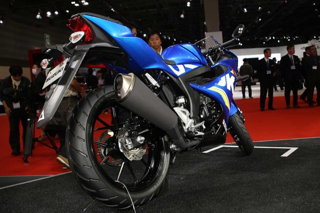 GSX-R125のリヤ回り