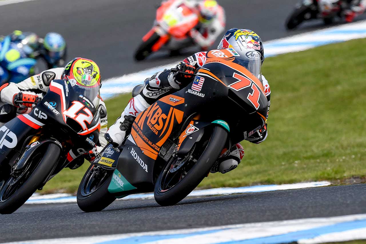 2018年もMoto3クラスへの継続参戦が決まった佐々木歩夢