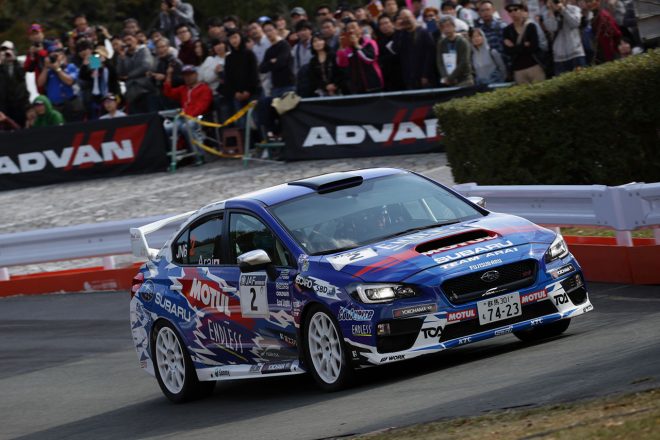 新井敏弘／田中直哉（スバルWRX STI）