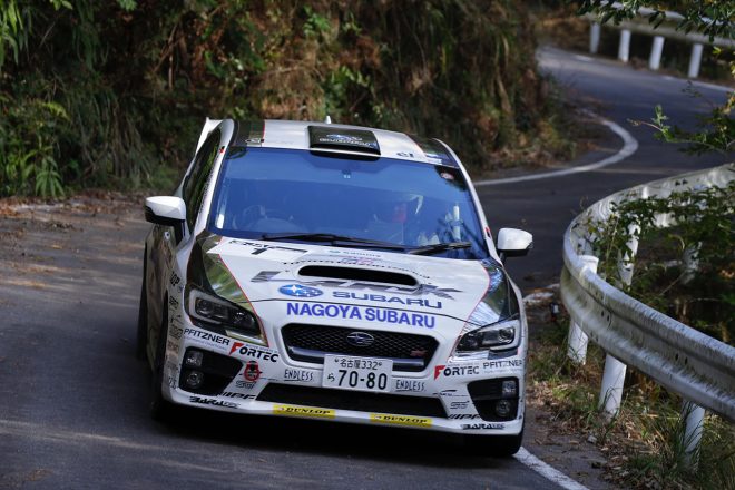 勝田範彦／石田裕一（スバルWRX STI）