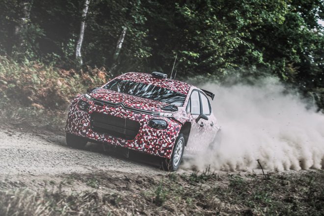 シトロエンが開発中のC3 R5。12月のラリー・デュ・バールでゼロカーを担当する