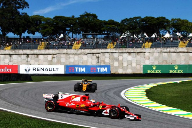 セバスチャン・ベッテル　2017年F1第19戦ブラジルGP