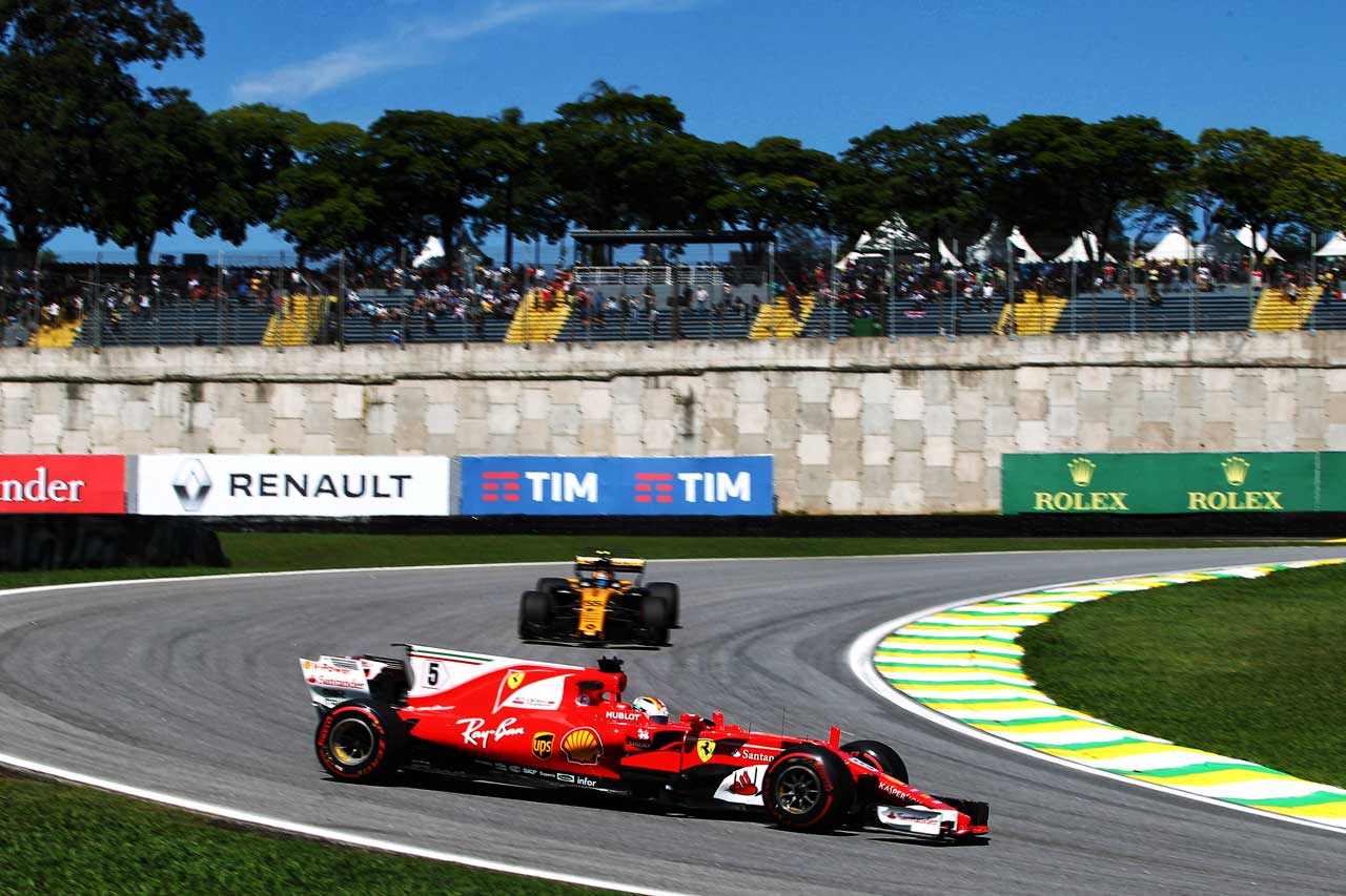 セバスチャン・ベッテル　2017年F1第19戦ブラジルGP