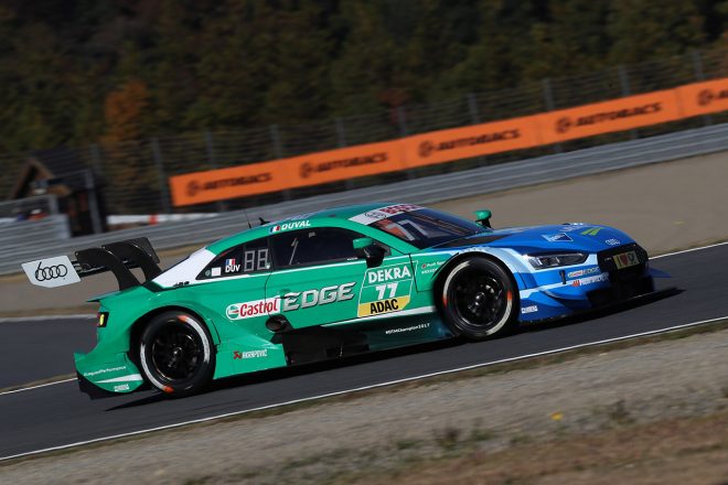 もてぎを走るロイック・デュバルのアウディRS5 DTM