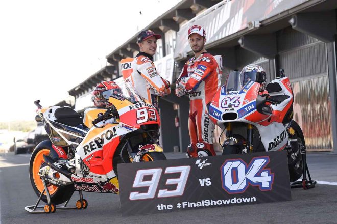 最終戦までタイトル争いをしたマルク・マルケスとアンドレア・ドビジオーゾ