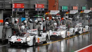 ル・マンの前哨戦となる第2戦スパに復帰後初の3台体制で参戦したポルシェ