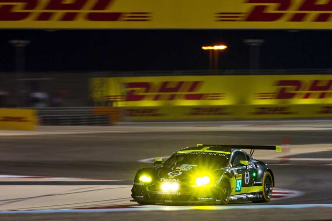 現行車でのラストレースに臨むアストンマーチン・レーシングの97号車アストンマーチン・バンテージ