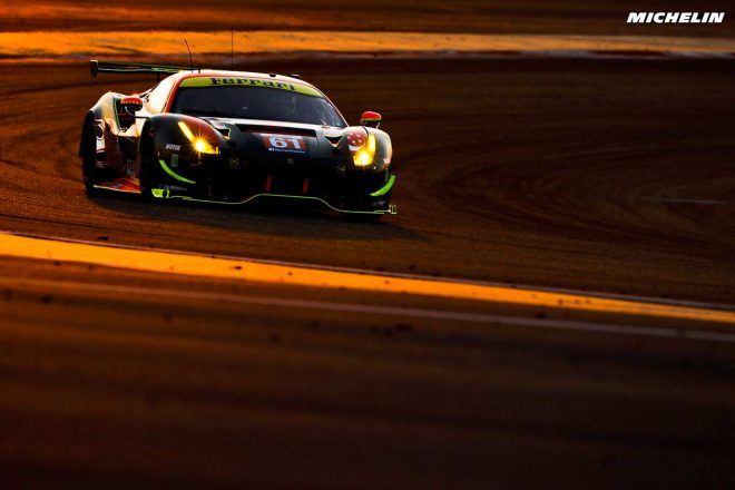 LM-GTEアマクラスチャンピオン獲得の可能性を残すクリアウォーター・レーシングの61号車フェラーリ488 GTE