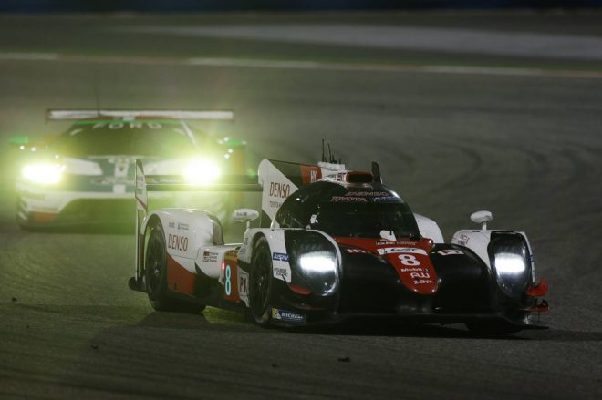 最終戦バーレーンで2017年シーズン5勝目を上げた8号車トヨタTS050ハイブリッド