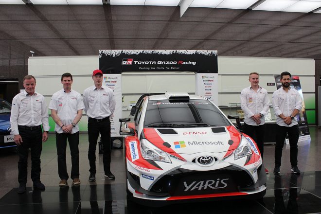 11月23日、都内でトヨタのWRC2017年シーズン報告会が行われた