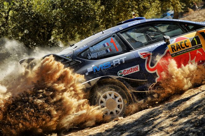 オジエがドライブするフォード・フィエスタWRC