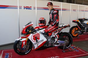 ホンダサンクスデーで中上貴晶のMotoGPマシンカラーリングがお披露目された