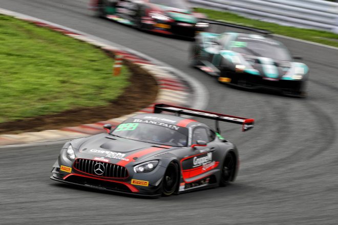 富士スピードウェイで行われたブランパンGTシリーズ・アジアの様子