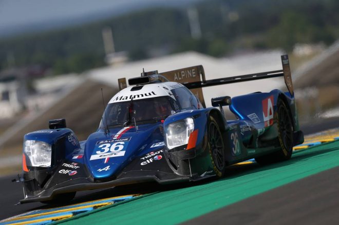 ロマン・デュマは今季、オレカ07と同型のアルピーヌA470をスパとル・マンでドライブした。