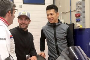 チームメイトのカル・クラッチローは中上いわく「とてもおもしろい人」