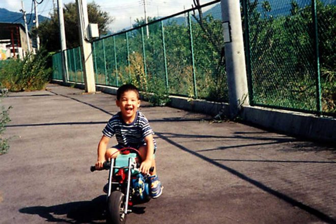 4歳からポケバイに乗り始めた中上。3年連続で全日本ポケバイ選手権優勝を達成している