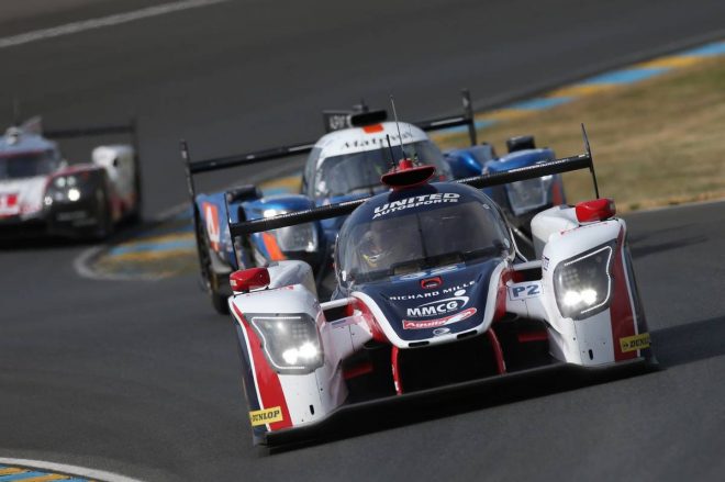 2017年ル・マン24時間に参戦したユナイテッド・オートスポーツの32号車リジェJS P217・ギブソン（ウィル・オーウェン／ヒューゴ・デ・サドリーエ／フィリペ・アルバカーキ）