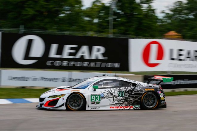 デビュー初年度で初優勝を達成した93号車アキュラNSX GT3