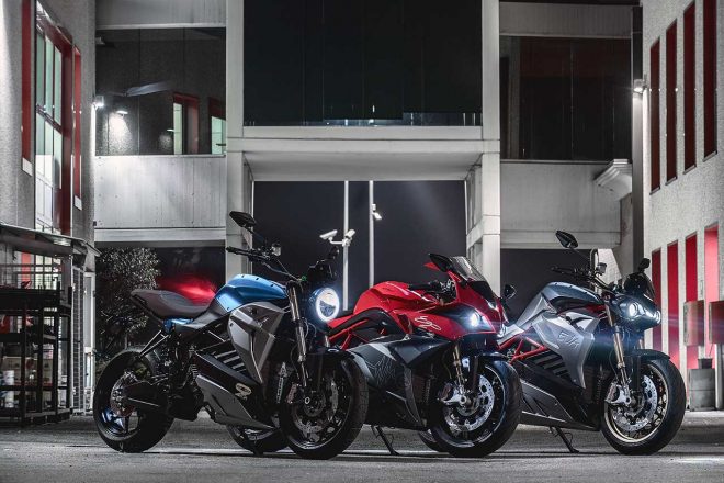 エネルジカではエゴのほか、『ENERGICA EVA』（右）、『ENERGICA EVA ESSEESSE9』（左）がラインアップされている