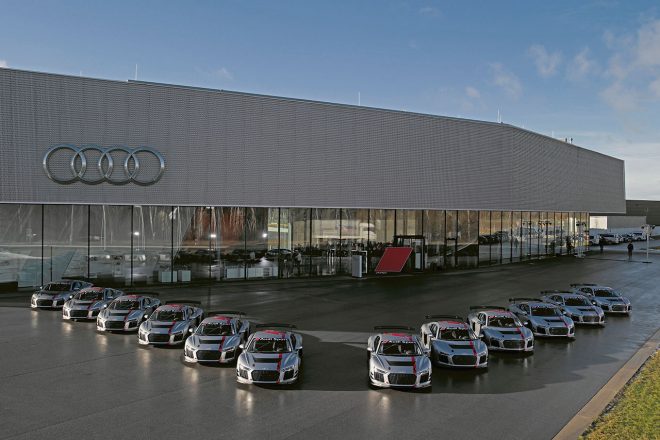 アウディがデリバリーを開始したアウディR8 LMS GT4