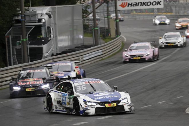 マキシム・マルタン駆る『BMW M4 DTM』。マルタンは第8戦ノリスリンクで優勝している。