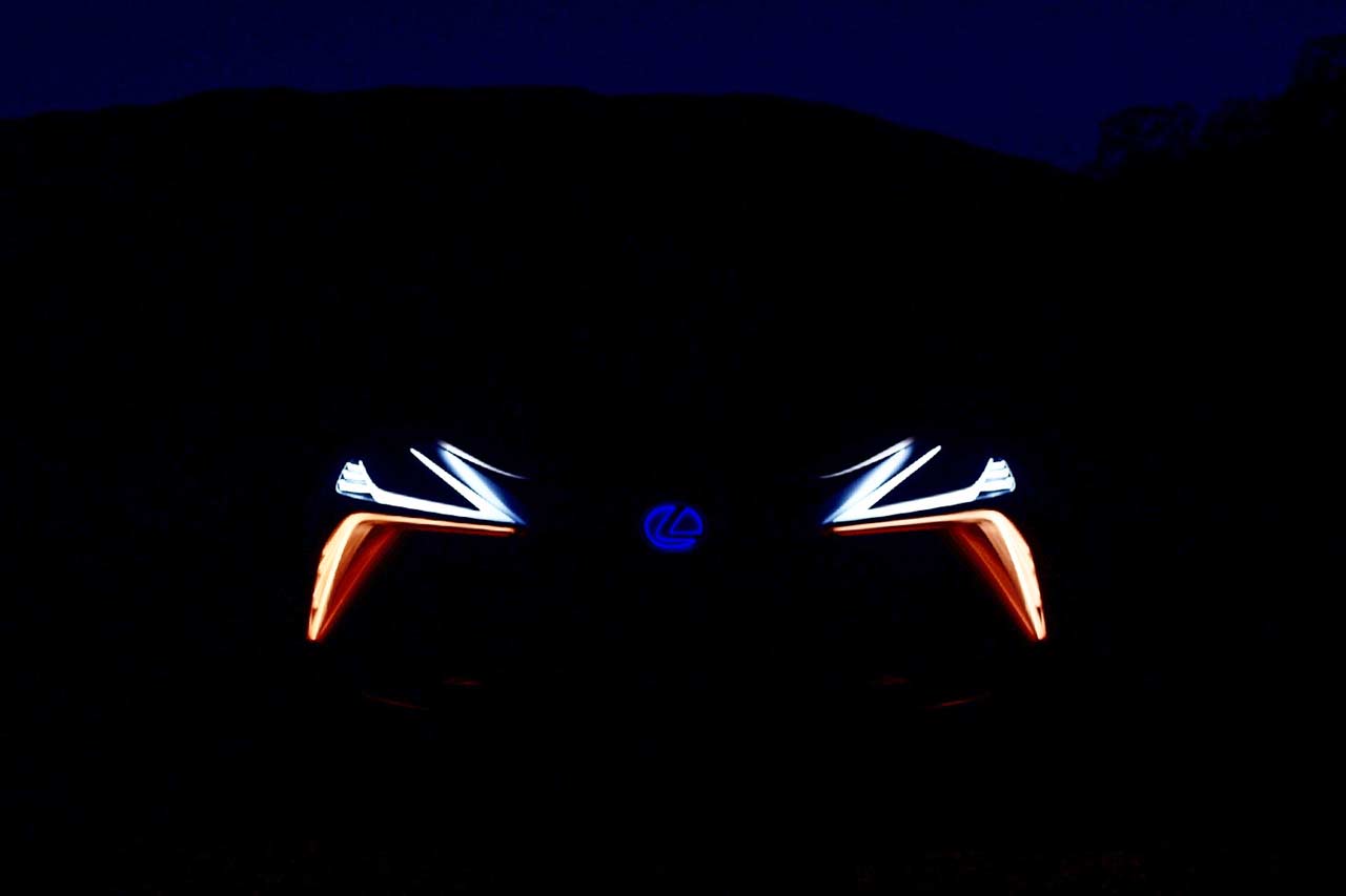 ライトパターンが公開されたレクサスのクロスオーバー・コンセプト『LF-1リミットレス』