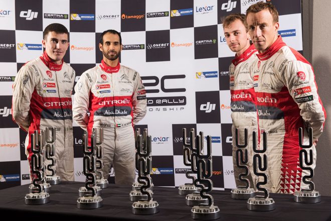 2017年にシトロエンからWRCに参戦した面々。2018年も全員がチームに留まる