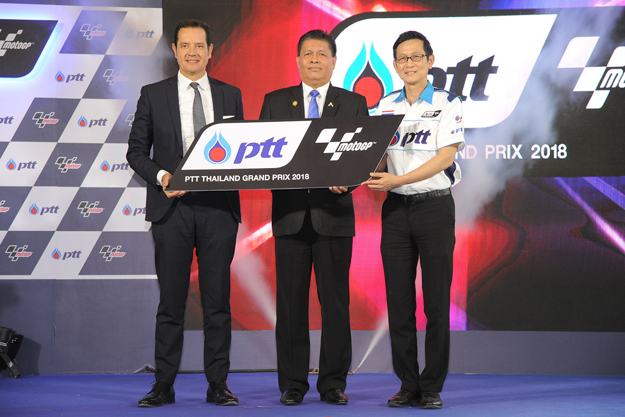 2018年カレンダーに加わったタイGPのタイトルスポンサーとなったPTT