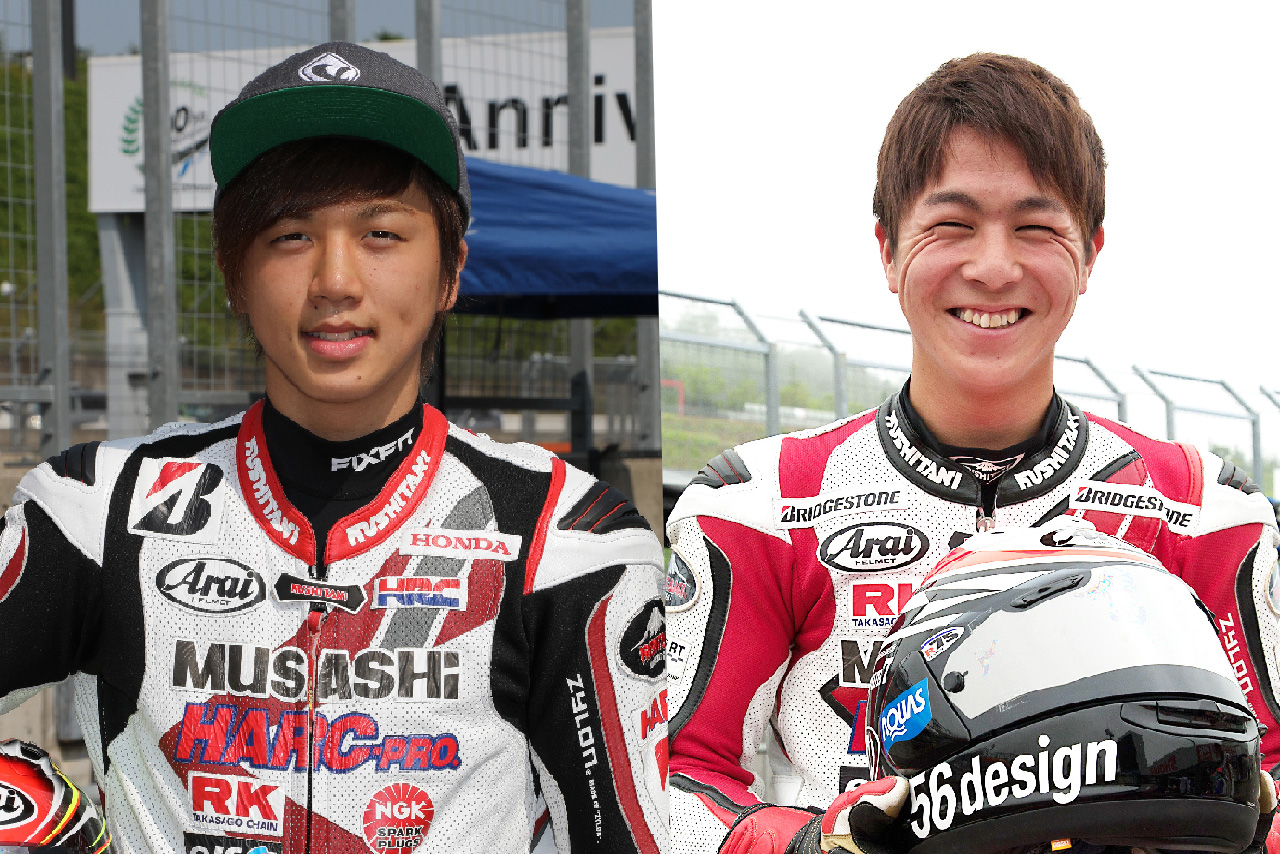 水野涼（左）、名越哲平（右）