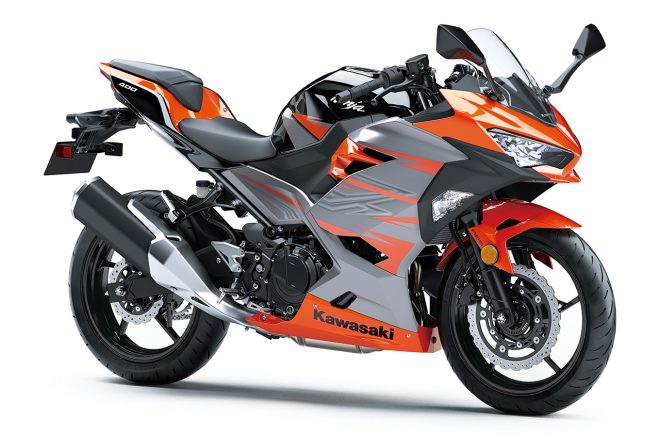 ニンジャ400／キャンディバーントオレンジ×メタリックマグネティックグレー