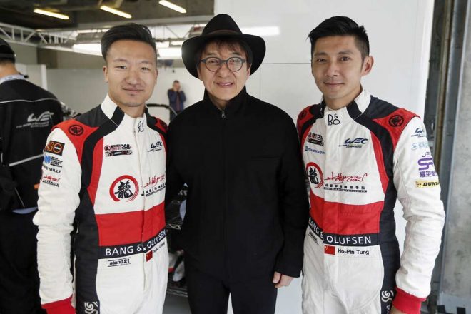 左からデビッド・チェン、ジャッキー・チェン、ホー-ピン・タン