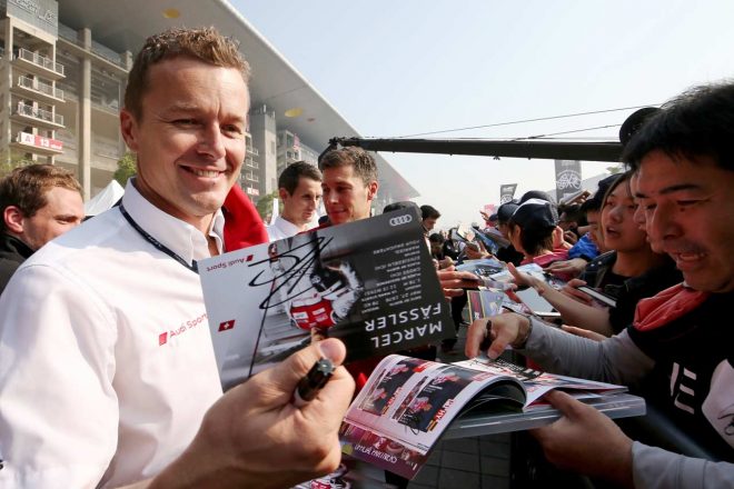 マルセル・ファスラーはアウディのWEC撤退後、アウディ・ワークスドライバーとしてGT3レースなどに参戦している。