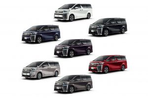 トヨタ・ヴェルファイア カラーラインアップ