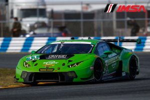 午前と午後の両セッションでトップタイムをマークした11号車ランボルギーニ・ウラカンGT3