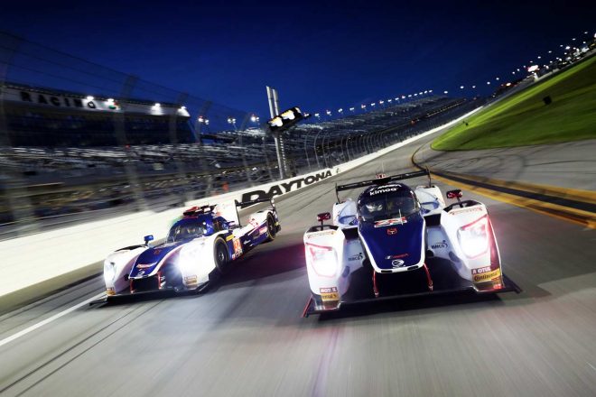 2018デイトナ24時間に参戦するユナイテッド・オートスポーツの23号車、32号車リジェJS P217