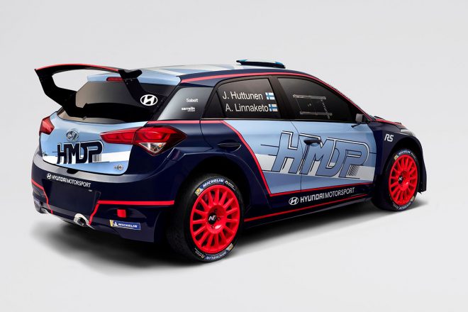 ヒュンダイが2018年のWRC2に投入を予定している新型ヒュンダイi20 R5