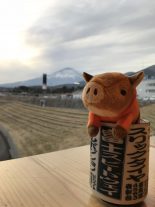ブースでの販売が予定されている『富士のうり坊湯呑み』