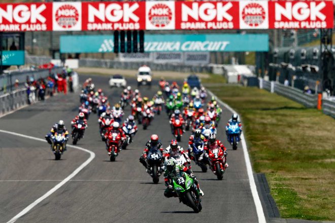 2017全日本ロードレースJSB1000 スタートシーン