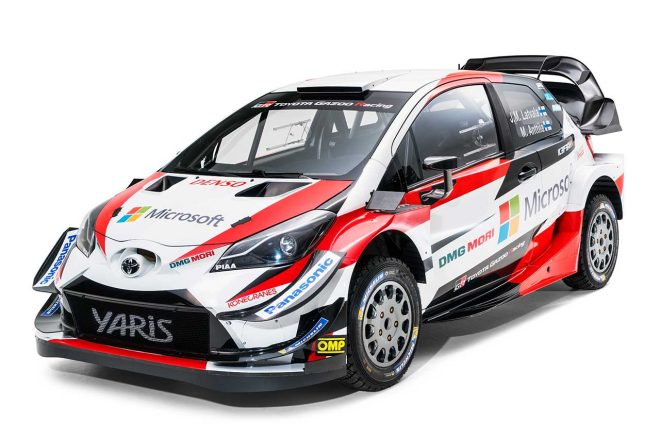 TOYOTA GAZOO Racing WRTが公開した2018年型トヨタ・ヤリスWRC