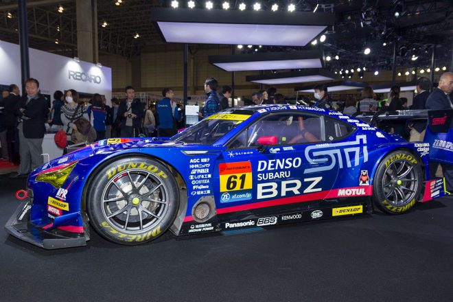 スバル／STIブースに展示されているSUBARU BRZ R&D SPORT