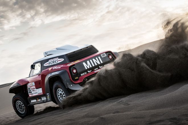 バギータイプのミニ・ジョン・クーパー・ワークス・バギー最上位のミッコ・ヒルボネン