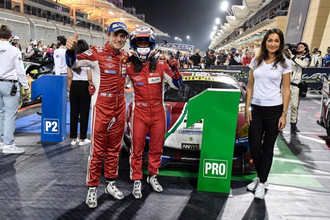 バーレーンを制したダビデ・リゴン（左）とサム・バード（右）