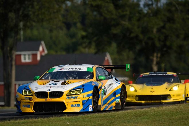 第9戦ロード・アメリカでクラス優勝を飾った96号車BMW M6 GT3（イェンス・クリングマン／ジェシー・クローン組）