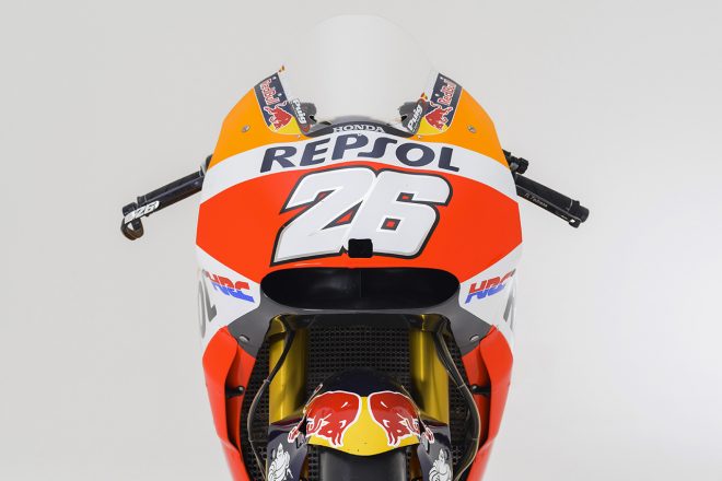 ペドロサ機のエアダクトは大きめに